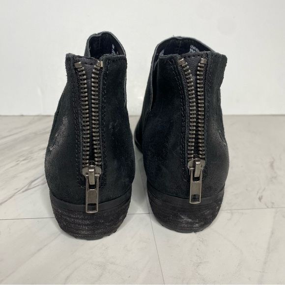 Born Kerri Black Distressed Suede Bootie 8M - Picture 4 of 15